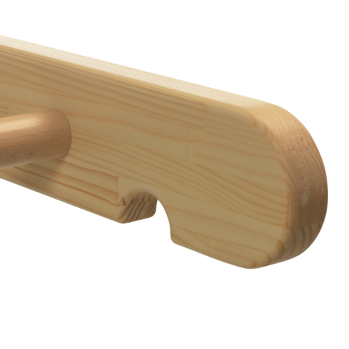 Деревянная лестница (широкая)